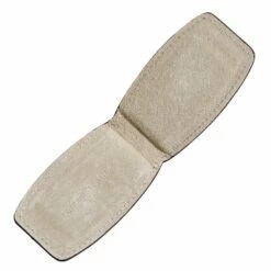 Money Clip - Black Leather -Doll Gift Sales Shop 4478