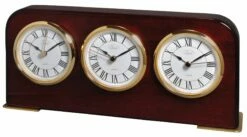 3 Time Zone Clock - For Business Or Mom Or Dad FREE TEXT