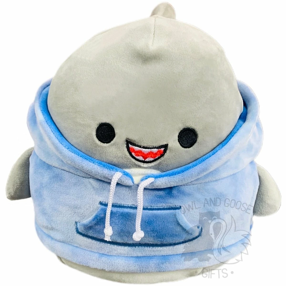 Squishmallow 8 Inch Gordon The Shark Hoodie Squad Plush Toy 4 Squishmallow 8 Inch Gordon The Shark Hoodie Squad Plush Toy - Image 2