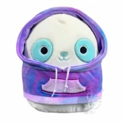 Squishmallow 8 Inch Sissy The Panda Hoodie Squad Plush Toy