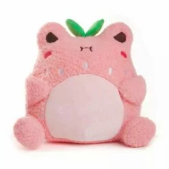 Cuddle Barn 9 Inch Wawa The Strawberry Frog Kawaii Plush Toy