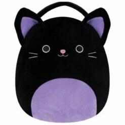Squishmallow 12 Inch Autumn The Cat Halloween Plush Treat Pail
