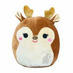 Squishmallow 8 Inch Darla The Deer Squisharoys Christmas Plush Toy