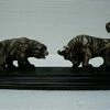 Bull & Bear Pen Holder -Doll Gift Sales Shop bk493 4