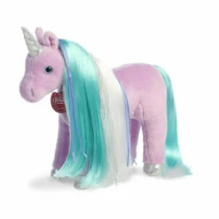 Breyer Mane Events 12 Inch Twilight The Purple Unicorn Plush Toy