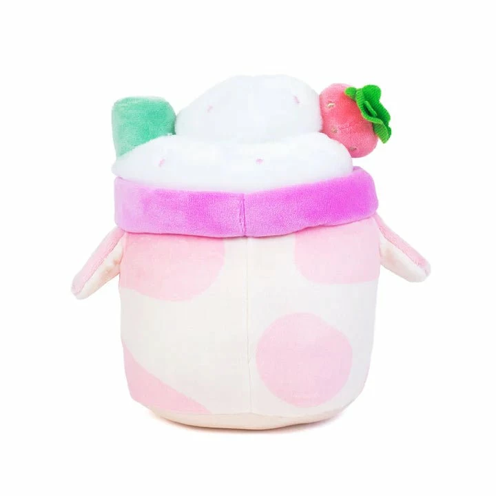 Cuddle Barn 7 Inch Lil Series The Strawberry Scented Mooshake Plush Toy 5 Cuddle Barn 7 Inch Lil Series The Strawberry Scented Mooshake Plush Toy - Image 3
