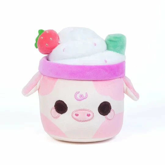 Cuddle Barn 7 Inch Lil Series The Strawberry Scented Mooshake Plush Toy 3 Cuddle Barn 7 Inch Lil Series The Strawberry Scented Mooshake Plush Toy