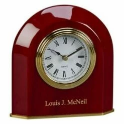 Wood Arch Alarm Clock