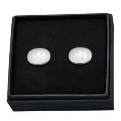 Oval Cuff Links - Personalize! -Doll Gift Sales Shop cg5027 5
