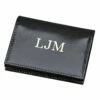 Black Leather Business Card Case -Doll Gift Sales Shop cg5033 1 1