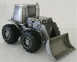 Bulldozer Bank Pewter