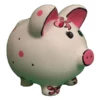 Girl Piggy Bank With Pink Bows -Doll Gift Sales Shop db7608 right