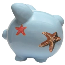 Make A Difference Piggy Bank - The Starfish Story -Doll Gift Sales Shop db7613 left