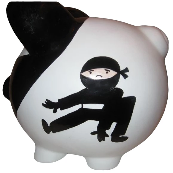 Ninja Piggy Bank - Great Boy Gift 3 Ninja Piggy Bank - Great Boy Gift
