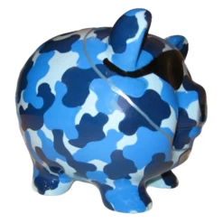 Navy Camouflage Piggy Bank