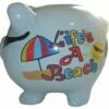 Beach Vacation Piggy Bank -Doll Gift Sales Shop db7675a 2