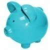 December Birthstone Piggy Bank 3 Sizes -Doll Gift Sales Shop december blue turquoise 3 6 1 1 1