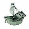 Pirate Ship Bank Pewter -Doll Gift Sales Shop es8784 3
