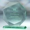 Diamond Award 3/4" Thick Jade Glass 6" $59.95, 7" $69.95, 8" $79.95 -Doll Gift Sales Shop gb197650 1 2