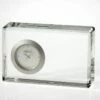 Beveled Crystal Clock
