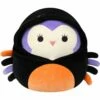 Squishmallow 8 Inch Holly The Owl In Spider Costume Halloween Plush Toy