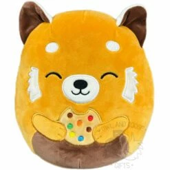 Squishmallow 12 Inch Seth The Red Panda With Cookie Plush Toy