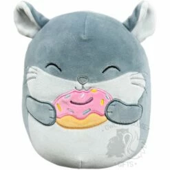 Squishmallow 12 Inch Camilo The Chinchilla With Donut Plush Toy
