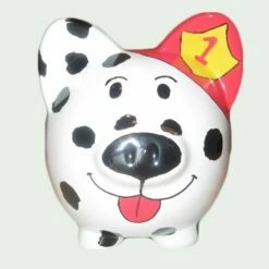 Dalmatian Fire Dog Piggy Bank -Doll Gift Sales Shop img 2321 2