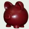 January Birthstone Piggy Bank - 3 Sizes 2 January Birthstone Piggy Bank - 3 Sizes -Doll Gift Sales Shop january claret 1 2 3 3 1