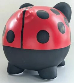 Lady Bug Piggy Bank -Doll Gift Sales Shop lady bug rear 2