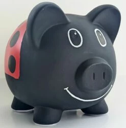 Lady Bug Piggy Bank -Doll Gift Sales Shop lady bug right 2