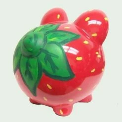 Strawberry Piggy Bank
