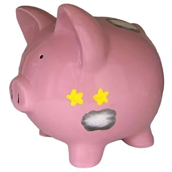 Baby Girl Piggy Bank Cow Jumped Over The Moon 4 Baby Girl Piggy Bank Cow Jumped Over The Moon - Image 2