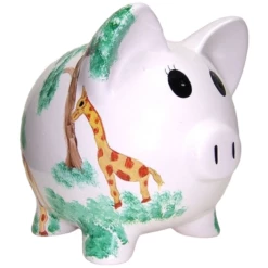 Giraffe Animal Piggy Bank -Doll Gift Sales Shop mr7833right