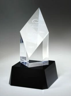 Vertex Crystal Award  4" $79.95 , 6" $84.95, 8" $89.95