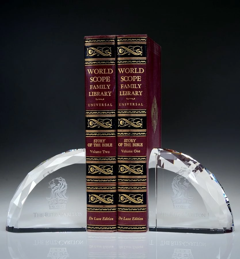 Crystal Bookends 3 Crystal Bookends