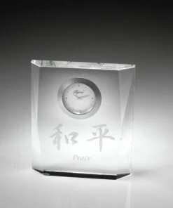 Faceted Desktop Clock