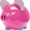 Pink Custom Piggy Bank Jumbo -Doll Gift Sales Shop pig 6