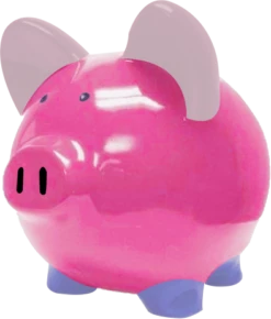 Pink Custom Piggy Bank Jumbo