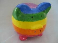 Rainbow Piggy Bank